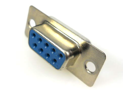 DB-9F  розетка на кабель (пайка), Китай