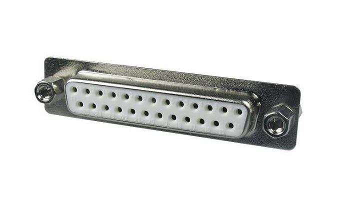 DBS-25F Z+H (L-KLS1-221C-25-F-W)  розетка на плату, KLS