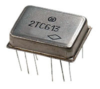 2ТС613Б, [NPN*4] [60В.] [0,4А.] [0,8Вт.] [h21: 25...100] [fгр.: >=200МГц.] ['ОС'], -