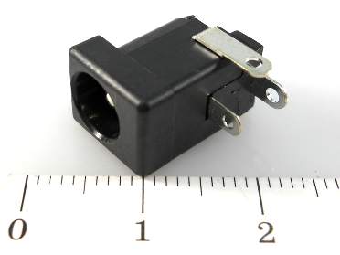 Гнездо 5.5*2.5 (DJK-02B, K375B)(KLS1-DC-005A-2.5), на плату, KLS