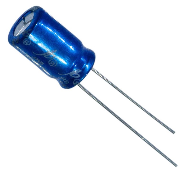 JRB-10-2200 (JRB1A222M05001000200000BST), 10*20/ P:5/  -55...105°C/ 20%/ 2000ч, JB