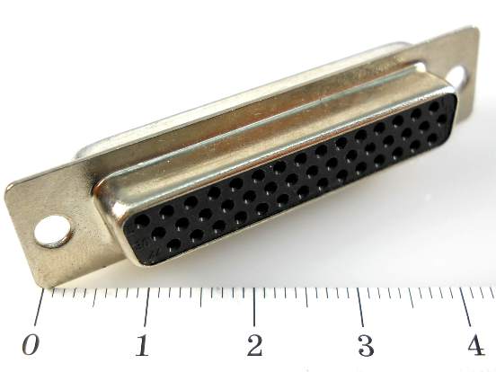 DHS-44F  розетка на кабель, (DS1035-44FBNSISS), CONNFLY