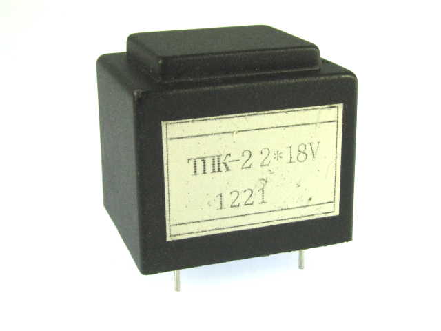 Трансформатор ТПГ2 2*18В, [2.5VA][220V][2x18V/2x70mA], НПК Комплекс