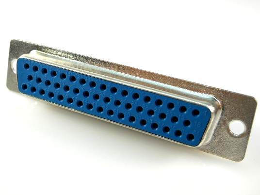 DB-50F  розетка на кабель (пайка), (KLS1-213-50-F-L), KLS