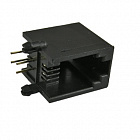 TJ4P4C розетка в плату TJ4P4C, пайка, -45 …+85 °С, Китай