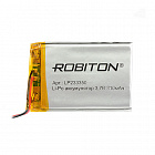 Аккумулятор  Li-Po 3.7V  310mAh LP233350, [3,7В] [310мАч] [50*33*2.3мм] [плоский][с проводом], Robiton