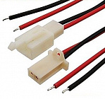 Межплатный кабель питания 1015 AWG20 2x2.8 5mm L=250mm RB, сечение провода 0.518 мм2, длина провода 250 мм, Китай
