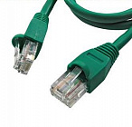 Патчкорд RJ45 1m зеленый, (RJ-45 UTP Cat5e stranted ), Китай