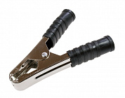 Крокодил 16-0019-1 100A, зажим с изоляцией, черный, 105мм, Rexant