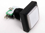 Кнопка GMSI-2B-S белая, 44мм, no(nc)+nc(no), LED 12В, 125/ 250VAC, 5A, Китай