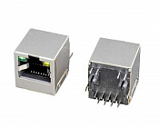 TJ8P8C розетка RJ-45  L-KLS12-109B-8P8C-W-G/G-01 на плату, KLS