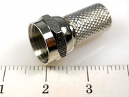 F штекер на RG-6, накрутка