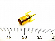 SMA гнездо (SMA-J)(5-1814832-2)(5-1814832-1) на плату, Tyco/TE