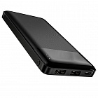 Зарядное устройство (Power Bank) Hoco J72 10000mAh microUSB+Type-C, черный, 2A/ 5В/ Li-Po/ LED индикатор уровня заряда/ 136*68*16мм/ 225г, Hoco