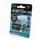Аккумулятор 6F22 ROBITON RTU270MH-1 'Крона', 1000 циклов заряд/разряд, без эффекта памяти, Robiton