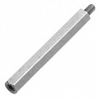 Стойка PCHSN-40 шестигранная, 40mm, М3, латунь никелированная, (H-L4000-4600-5-03-1N1W), CONNFLY