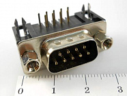 DRB-9M (DS1037-09MNAKT74) вилка на плату, CONNFLY