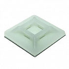 Самоклеящаяся площадка для кабеля 20*20 AAM-20 (1шт.), Китай