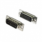 DB-15M (DS1033-15MBNSISS) вилка  на кабель (пайка), CONNFLY