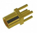 MMCX 1-1634009-0,  MMCX гнездо 50 Ом, 6GHz, Tyco/TE