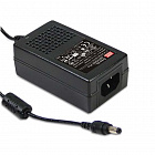 Блок питания AC/DC GST25E15-P1J,  [=15В. 1,66А.] [25Вт.] [штекер 5,5*2,1] [пласт.корпус], MW