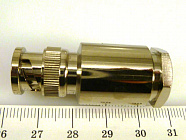 BNC штекер (BNC-S213P) на RG-213, пайка,  , Китай