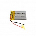 Аккумулятор  Li-Po 3.7V  300mAh LP502035, [3,7В] [300мАч] [35*20*5мм] [плоский][с провод.][с защитной платой], Robiton