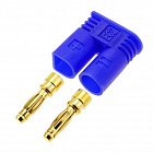 Разъем EC2-M.G.BL силовой (вилка), 2pin  25A, 18AWG, 12.5*6.1*13.3мм, Amass (Китай)