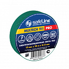 Изолента SafeLine ПВХ 19мм*20м зеленая, Китай