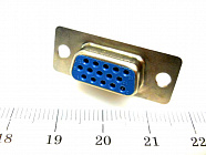 DHB-15F розетка на плату (пайка),  , Китай