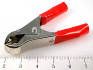 Крокодил 8-0036 10A (A-4208 ), зажим с изоляцией, красный,  , Китай