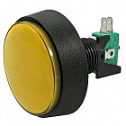 Кнопка GMSI-1B-C желтая, 63мм , no(nc)+nc(no), LED 12В, 125/ 250VAC, 5A, Китай