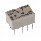 РЕЛЕ G6K2PY5DC, [=5В][2гр.на перекл. ][1А ~125В][в отверстия на плату], OMRON