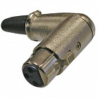 CANNON (XLR) 3F JD-385 розетка кабельная угловая, 3 контакта  , Китай