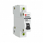 Выключатель автоматический EKF ВА47-29 1Р 40А 4.5кА C, 1 полюсный, 230/400 В. (mcb4729-1-40C), EKF