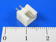 CWF-2 (XH 02M)(L-KLS1-2.50-02-S) вилка на плату,  2.50мм, прямая, закрытая, KLS