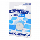 Батарейка LiBAT CR2032 ROBITON PROFI, 3В/ 200мАч/ литиево-марганцевая/ дисковая, Robiton