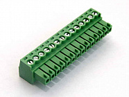 Зажим 15EDGK-3.5-14P-14-00AH, разъемный клеммный блок, 14 контактов, Degson