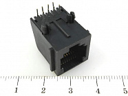 TJ8P8C розетка в плату 57-04 5721 8P (TJ2-8P8C),  , Китай