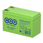 Аккумулятор  GP1272F2 WBR ,  AGM технология, 12В. / 7,2Ач. / Кислотн. / необслуж. / 151*65*100мм.