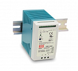 Блок питания AC/DC DRC-100B,  [=27,6В. 2.25А.] [100Вт.] [На DIN рейку] [100*55*90мм.] , MW