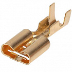 Контакт гнездовой РП-М 2.5-(6.3), 6.3мм (без покрытия), Клемма ножевая неизолированная, КВТ