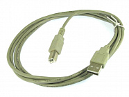 Шнур USB-A M штекер- USB-B M штекер 1.8m, серый, Китай