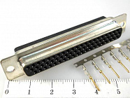 DHS-62F розетка на кабель, обжим, AUK