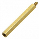 Стойка PCHSN-40 шестигранная, 40mm, М3, латунь, Китай