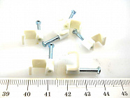 Скоба 4 мм плоская (50 шт),  , Сигнал