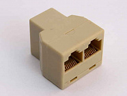 Разветвитель TJ8P8C гнездо - TJ8P8C гнездо*2 (GCT11-2-8P8C), Китай