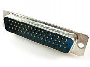 DB-50M  вилка  на кабель (пайка),  , Китай