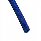 Трубка силиконовая ТКСП Ф5.5 blue 1200V,  [синяя] [-60...+180°C] [термостойкая], Китай