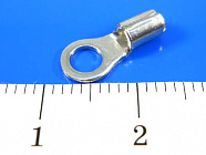 Наконечник кабельный GRNB 1.25-3.7S, кольцевой, без изоляции, d=3.7мм, сеч. пров.0.5-1.5мм2  , YCD